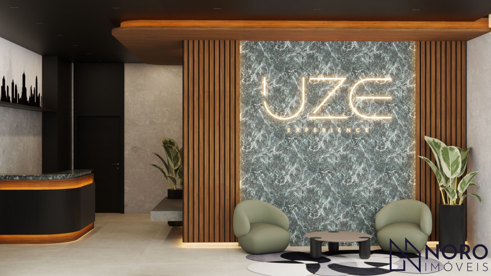 Studio Mobiliado à Venda no Uze Experience 24 m² Santa Maria