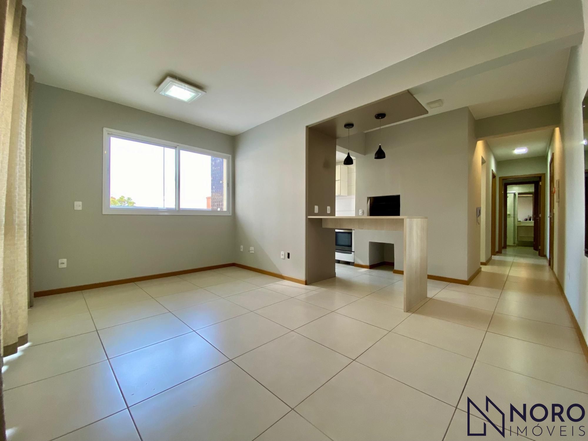 Apartamento dois dormitórios, suíte, semimobiliado com garagem, no bairro Nossa