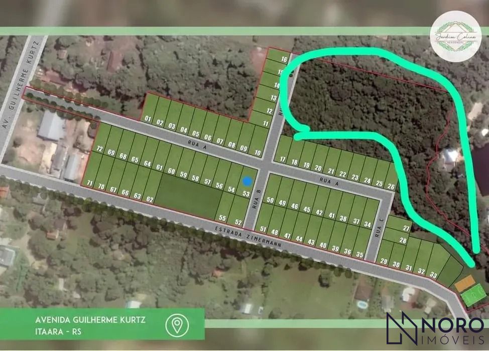Terreno 648,9 m² na Serra de Itaara a 15 min de Santa Maria