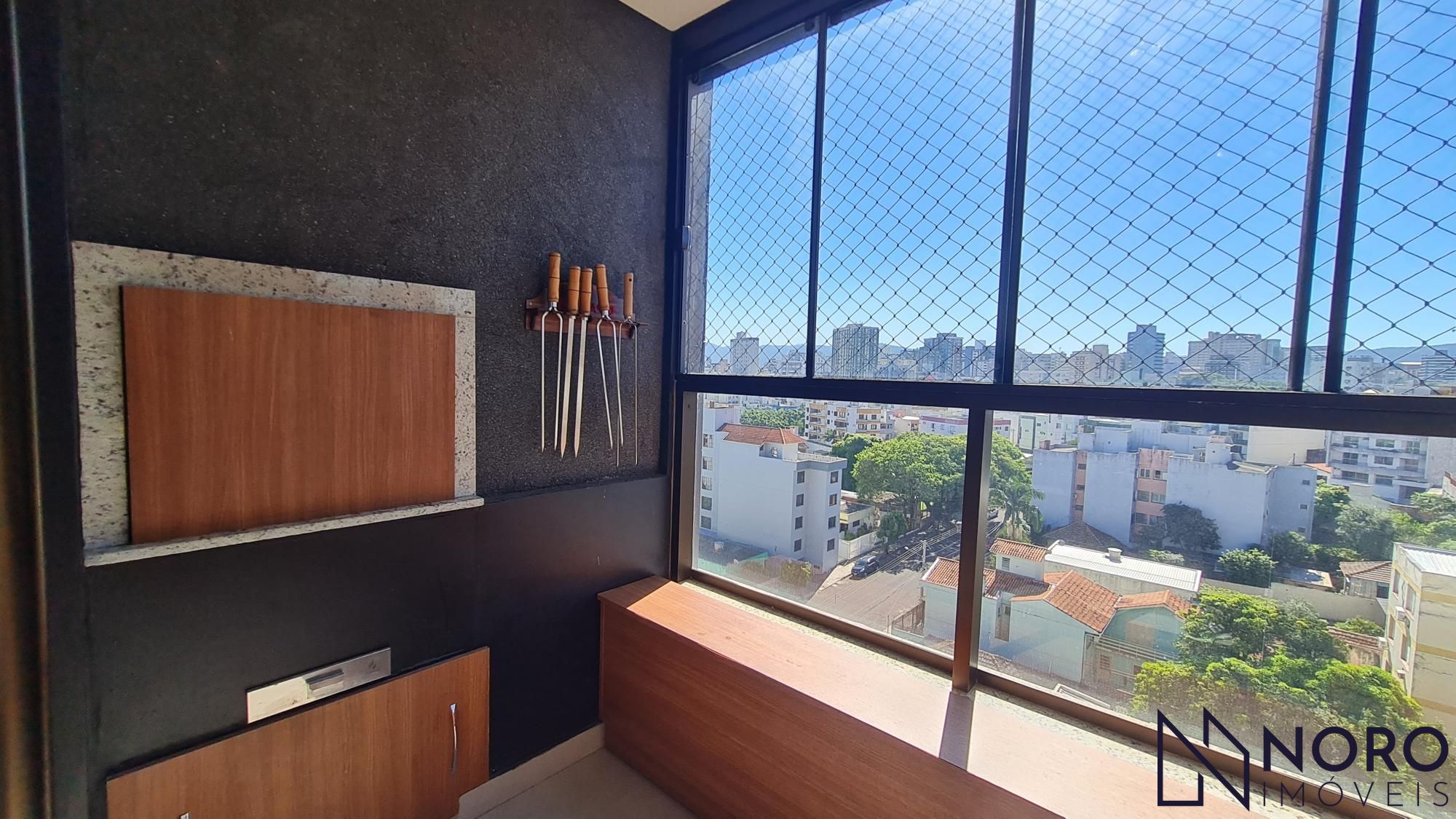 Apartamento Mobiliado com 3 Dormitórios, Suíte e 2 Garagens – Amplo, Moderno e c