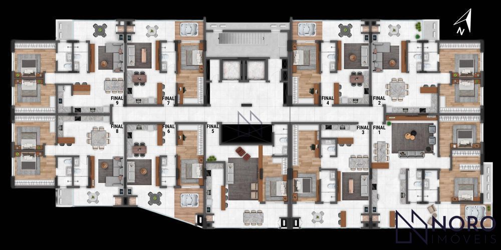 Apartamento 2 dormitórios próximo a UFN