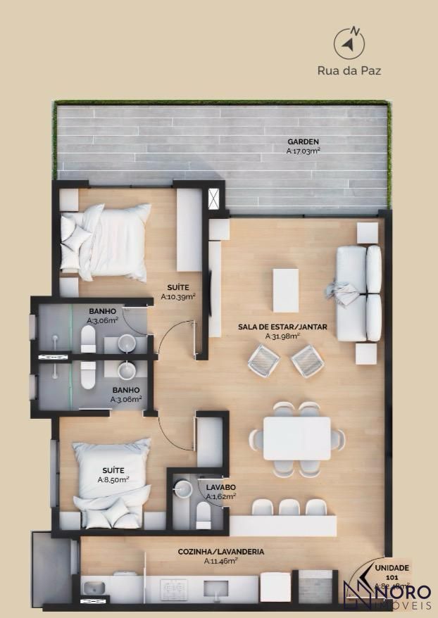 Apartamento Garden à venda em Gramado – Bairro Bavária