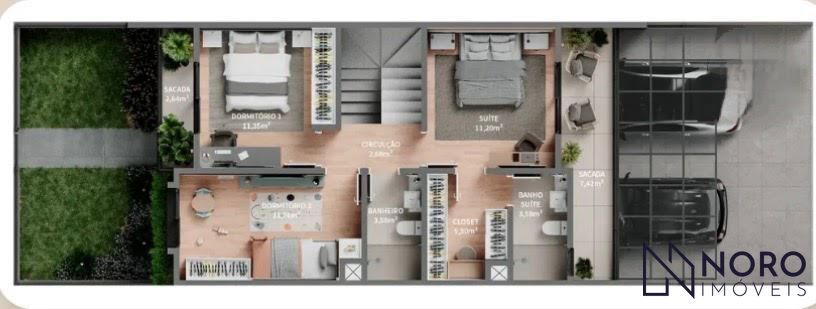 Casa em condomínio à venda no Bairro São José – conforto, espaço e excelente loc