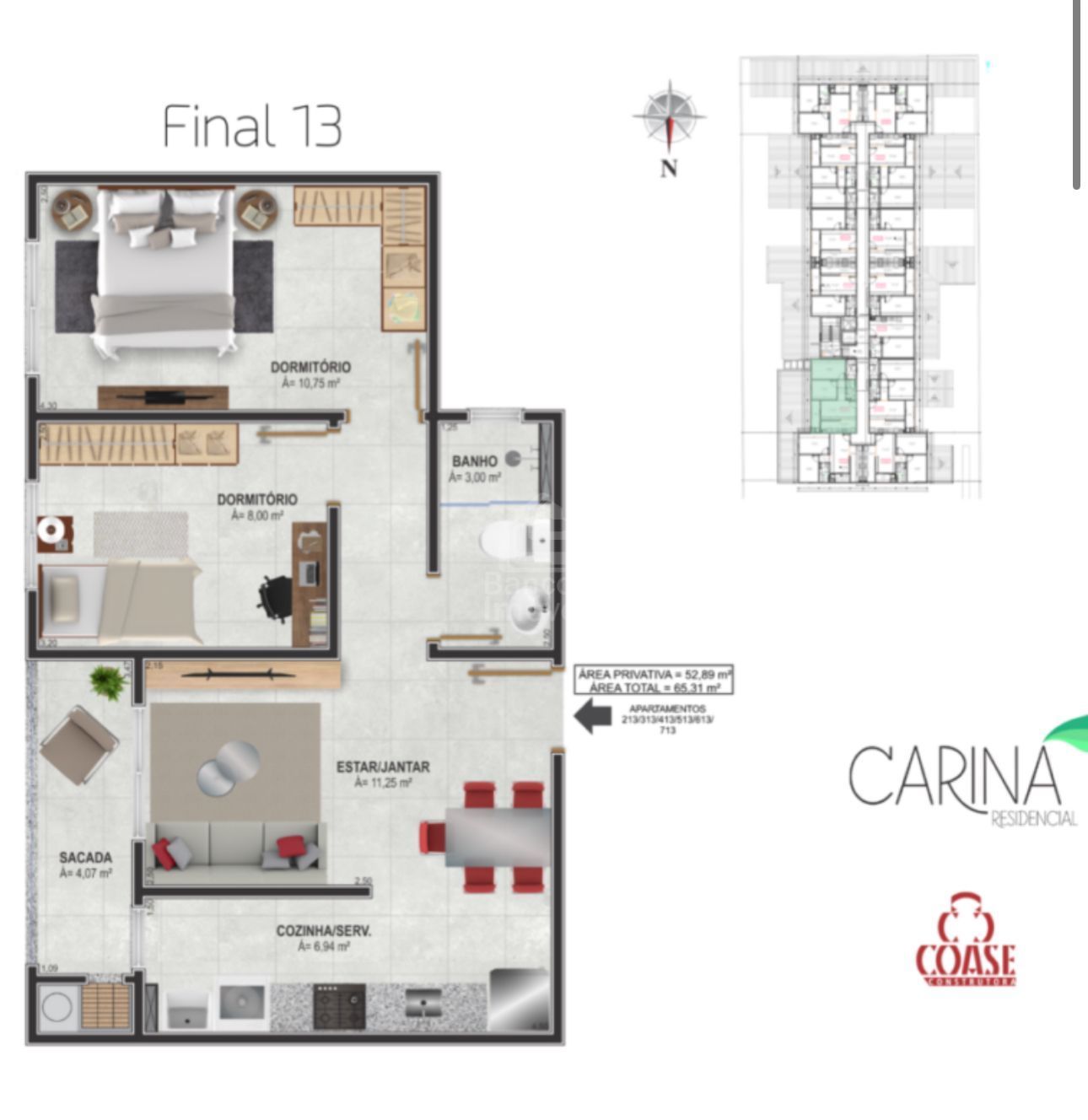 Apartamento à venda com 2 quartos, 52m² - Foto 12