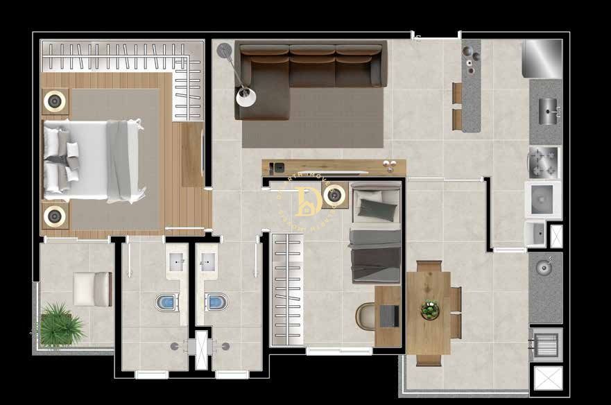Apartamento à venda com 2 quartos, 61m² - Foto 25