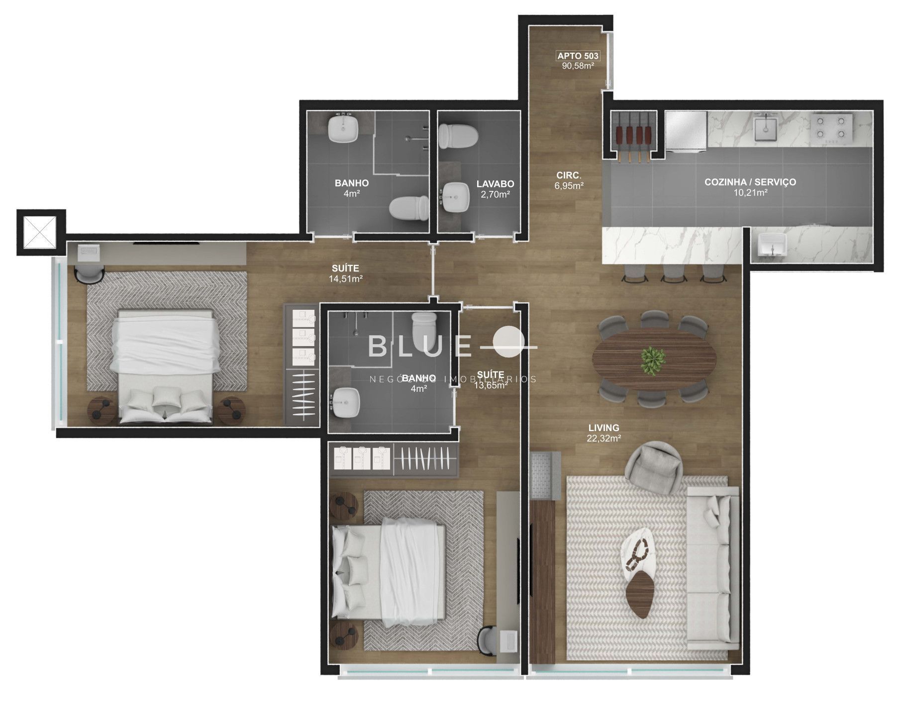 Apartamento à venda com 2 quartos, 82m² - Foto 27