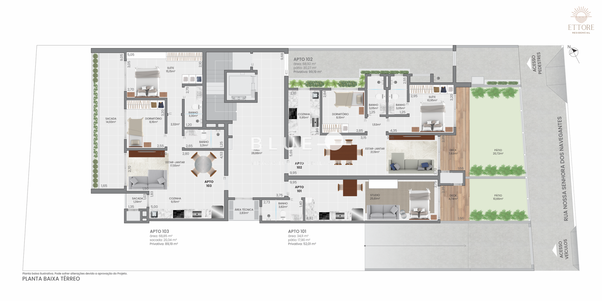 Apartamento à venda com 2 quartos, 111m² - Foto 15