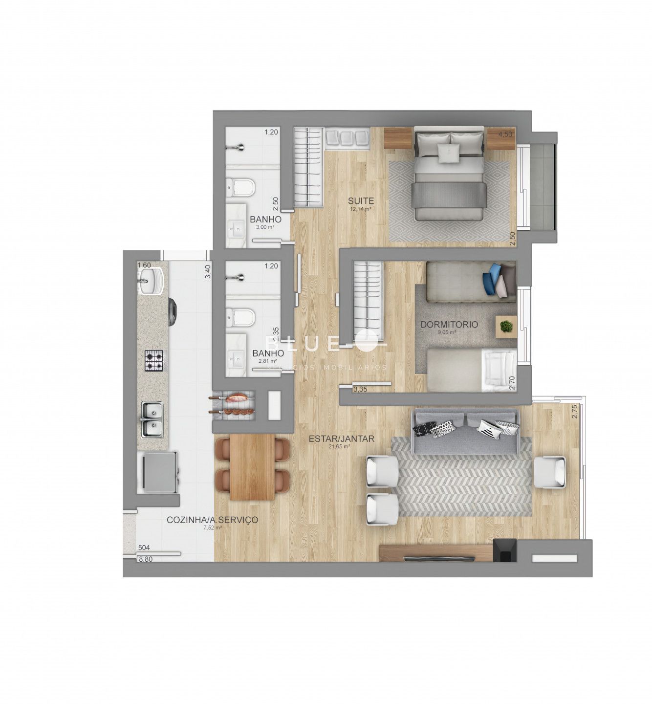 Apartamento à venda com 2 quartos, 82m² - Foto 26