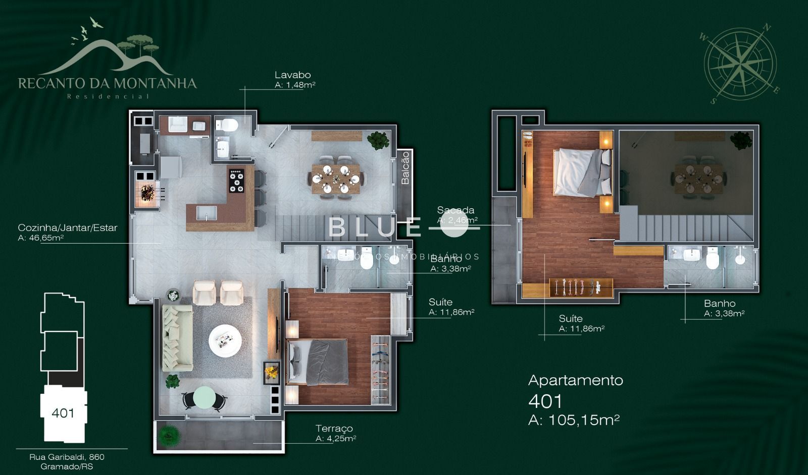 Apartamento à venda com 2 quartos, 83m² - Foto 12