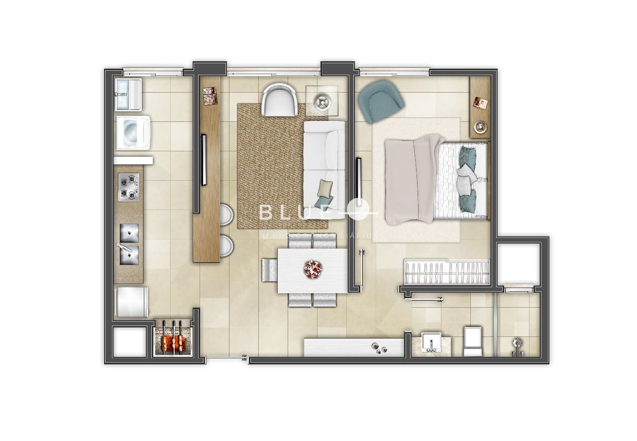 Apartamento à venda com 2 quartos, 56m² - Foto 20