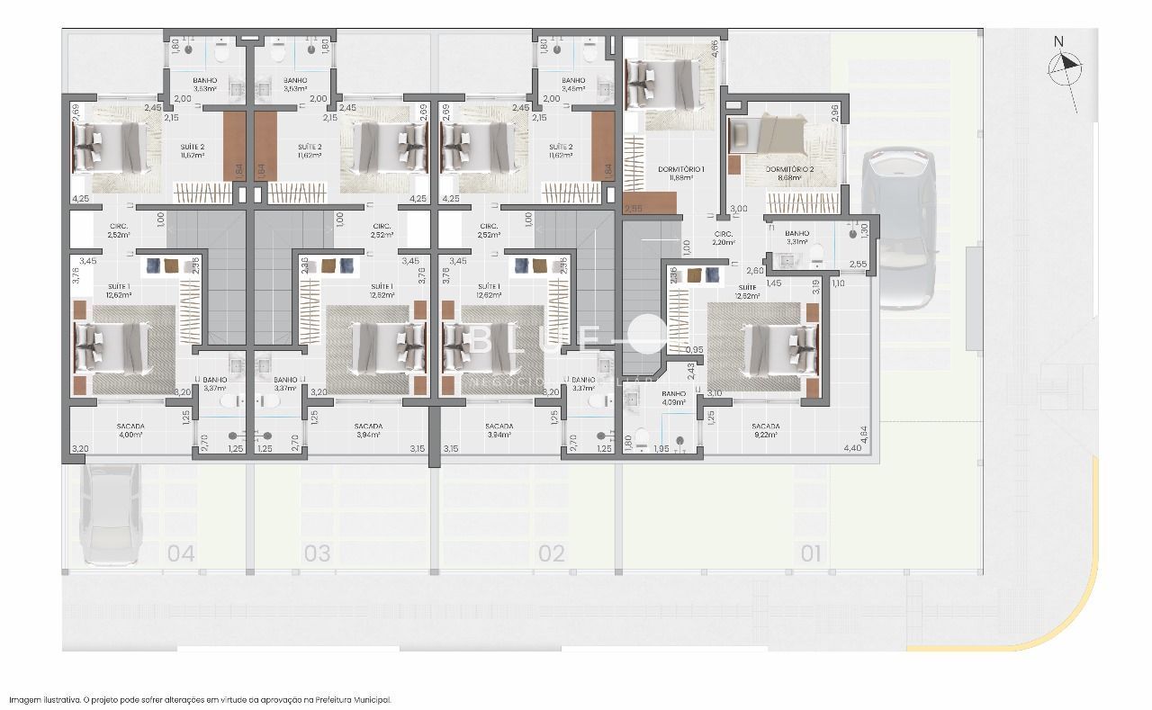 Apartamento à venda com 2 quartos, 98m² - Foto 15