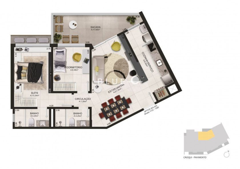 Apartamento à venda com 2 quartos, 83m² - Foto 16