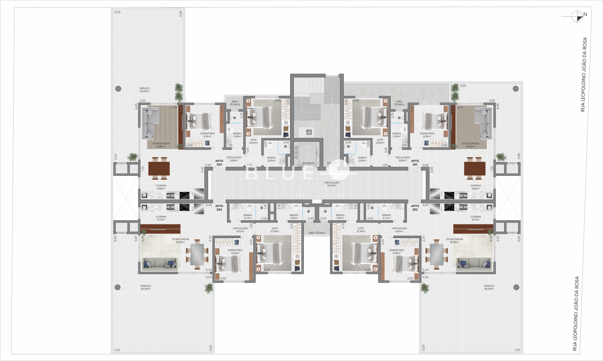 Apartamento à venda com 2 quartos, 103m² - Foto 24