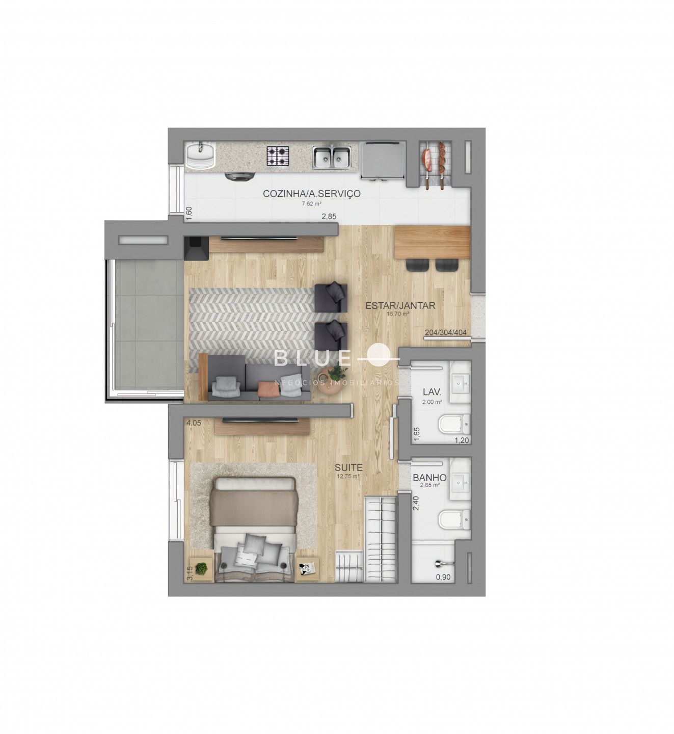 Apartamento à venda com 2 quartos, 72m² - Foto 18