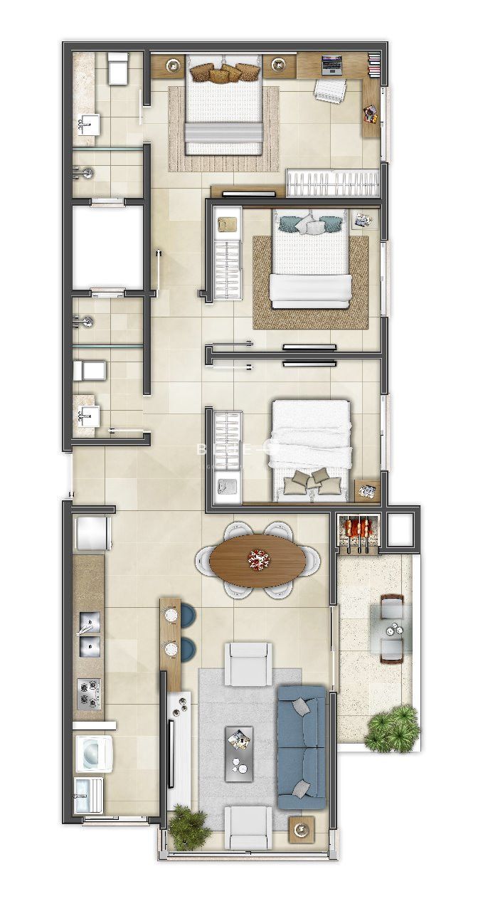 Apartamento à venda com 2 quartos, 56m² - Foto 17