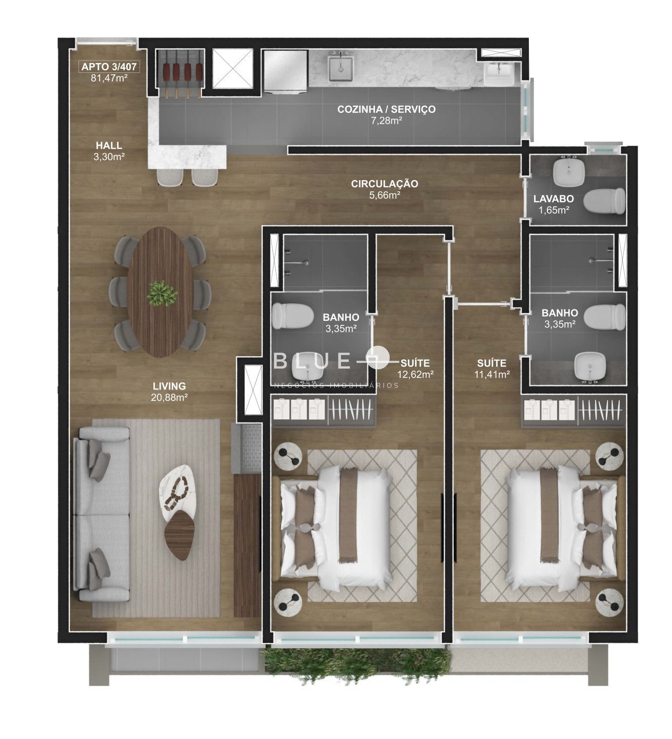 Apartamento à venda com 2 quartos, 80m² - Foto 23