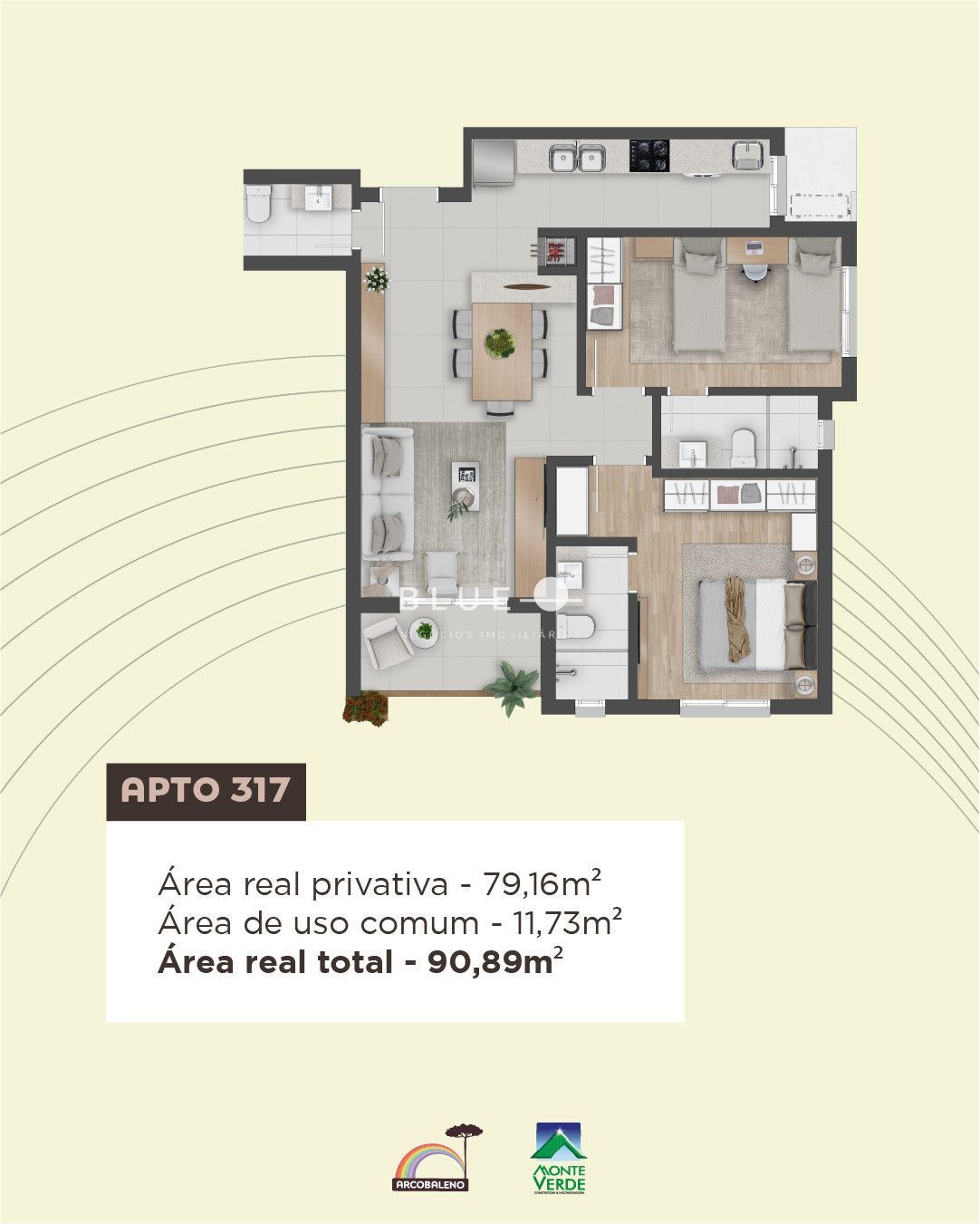 Apartamento à venda com 1 quarto, 46m² - Foto 18