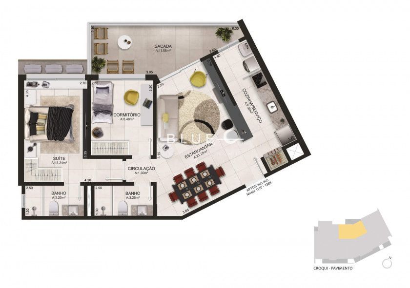 Apartamento à venda com 2 quartos, 83m² - Foto 15