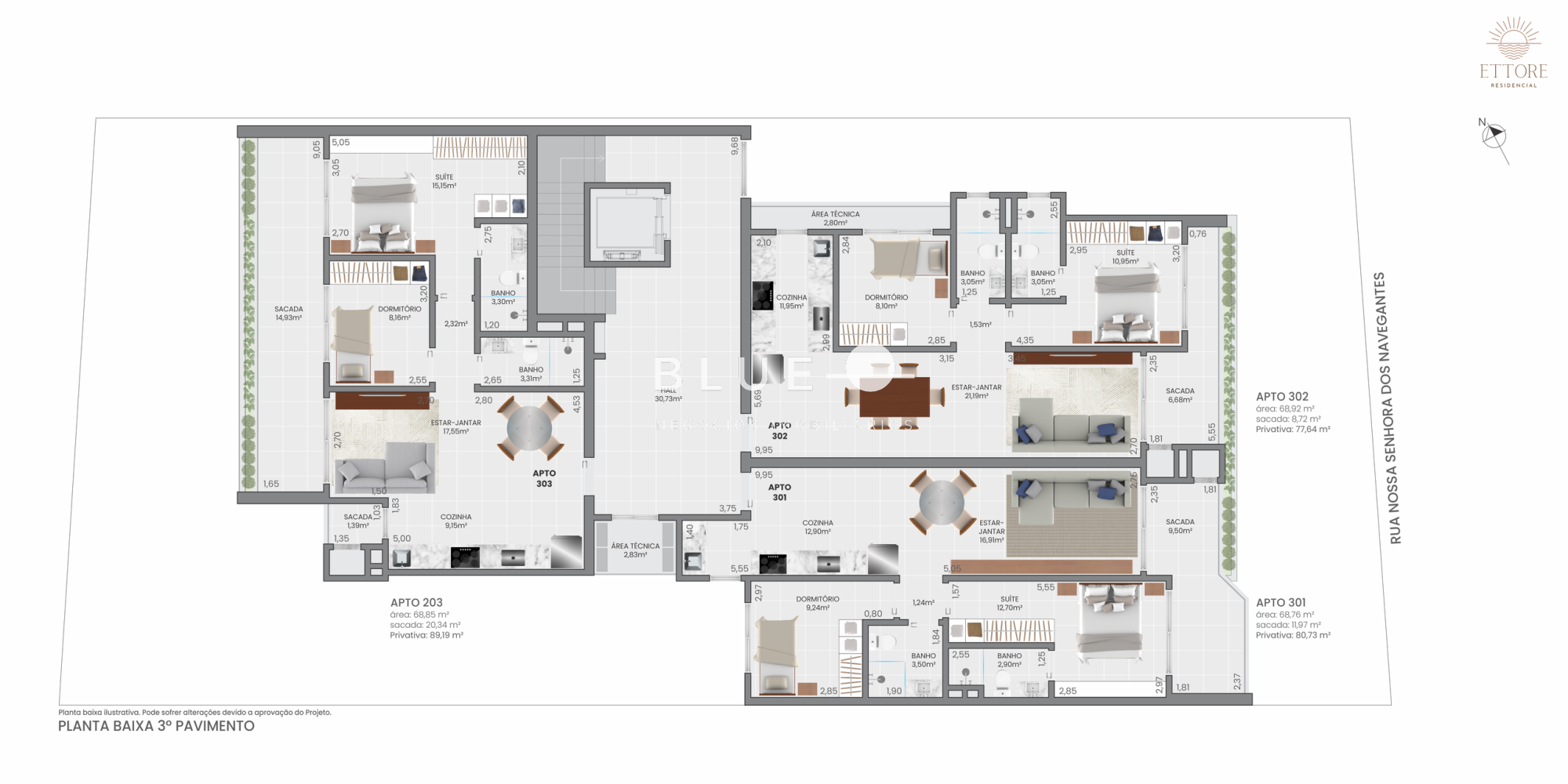 Apartamento à venda com 2 quartos, 111m² - Foto 16