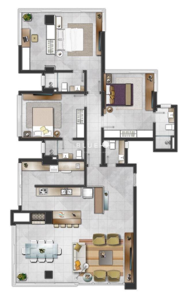 Apartamento à venda com 3 quartos, 144m² - Foto 17