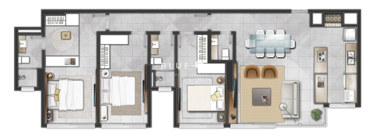 Apartamento à venda com 3 quartos, 135m² - Foto 19