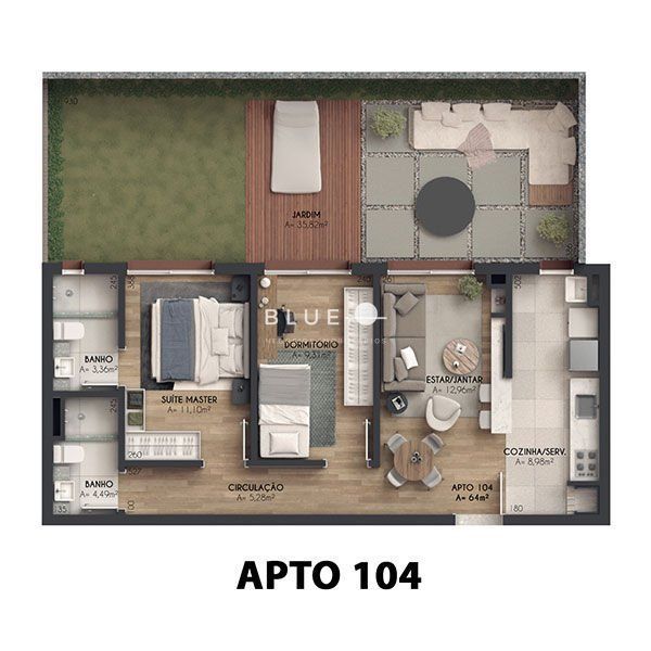 Apartamento à venda com 2 quartos, 84m² - Foto 22