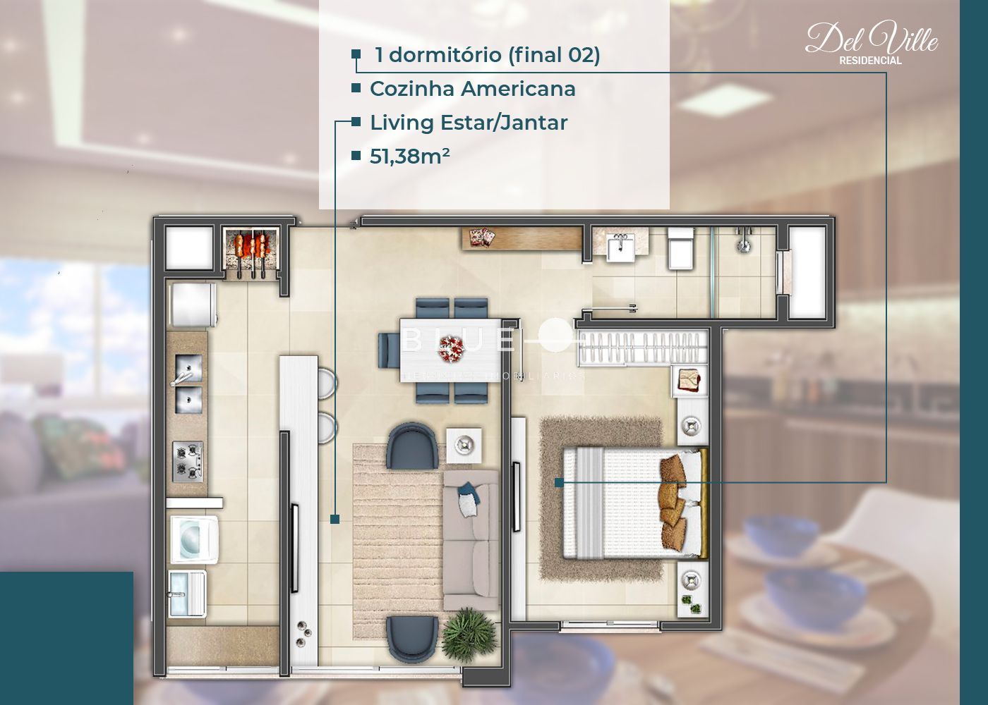 Apartamento, 1 quarto, 48 m² - Foto 10