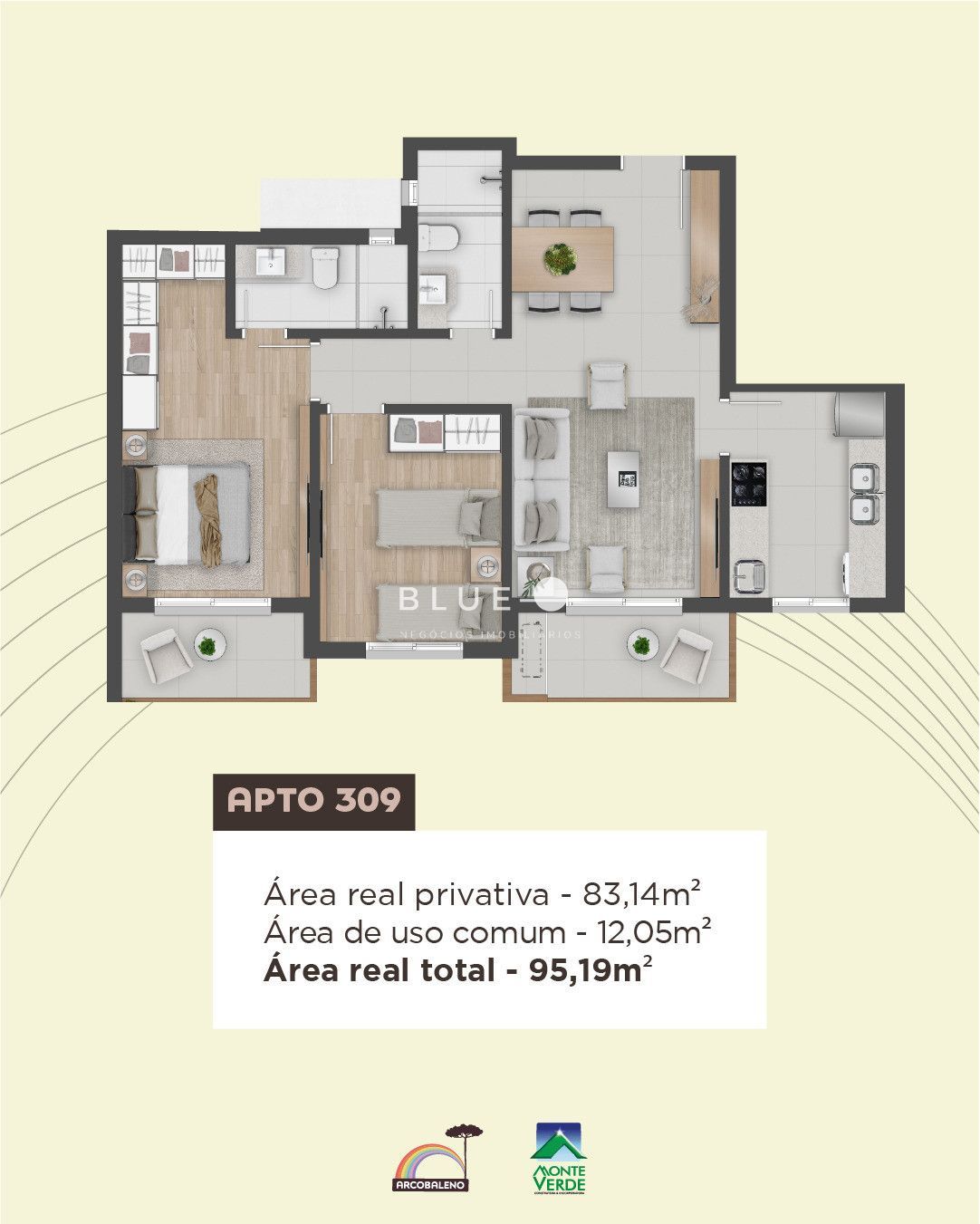 Apartamento à venda com 1 quarto, 46m² - Foto 15