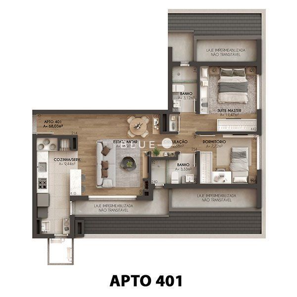 Apartamento à venda com 2 quartos, 64m² - Foto 28