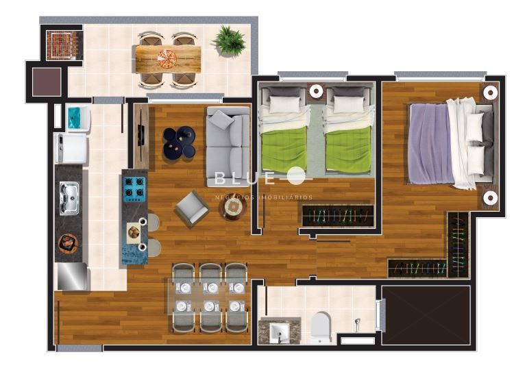 Apartamento à venda com 2 quartos, 51m² - Foto 11