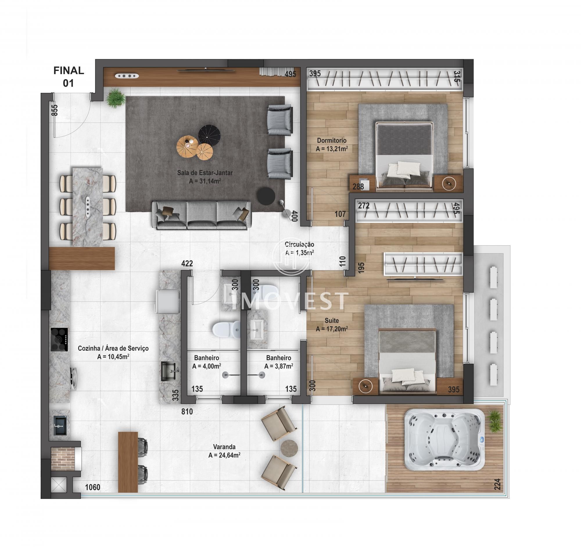 Apartamento, 2 quartos, 122 m² - Foto 5