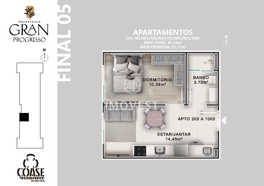 Apartamento à venda com 2 quartos, 52m² - Foto 32