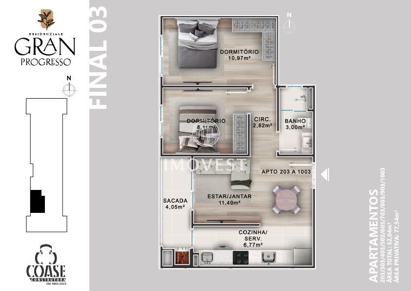 Apartamento, 1 quarto, 31 m² - Foto 30