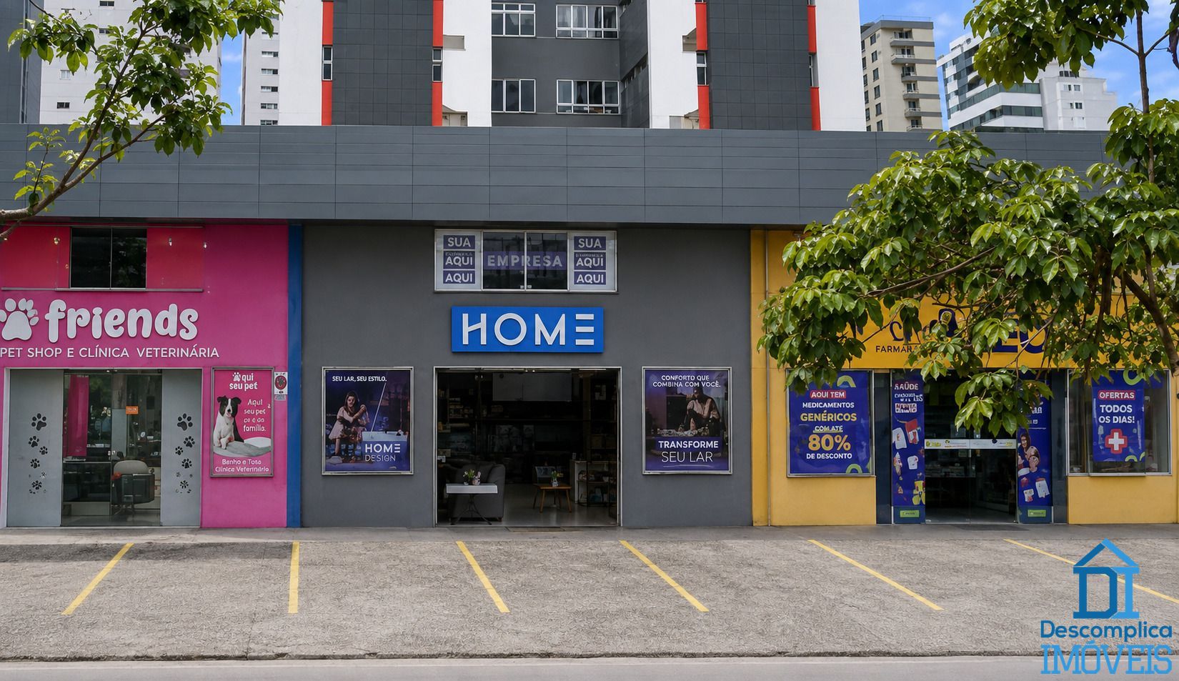 Loja-Salão, 187 m² - Foto 1