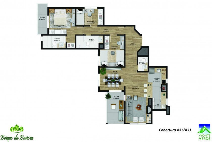 Apartamento à venda com 3 quartos, 129m² - Foto 20