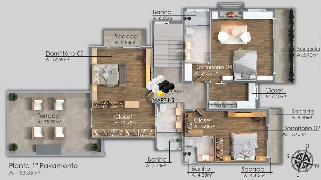 Casa de Condomínio à venda com 4 quartos, 380m² - Foto 11