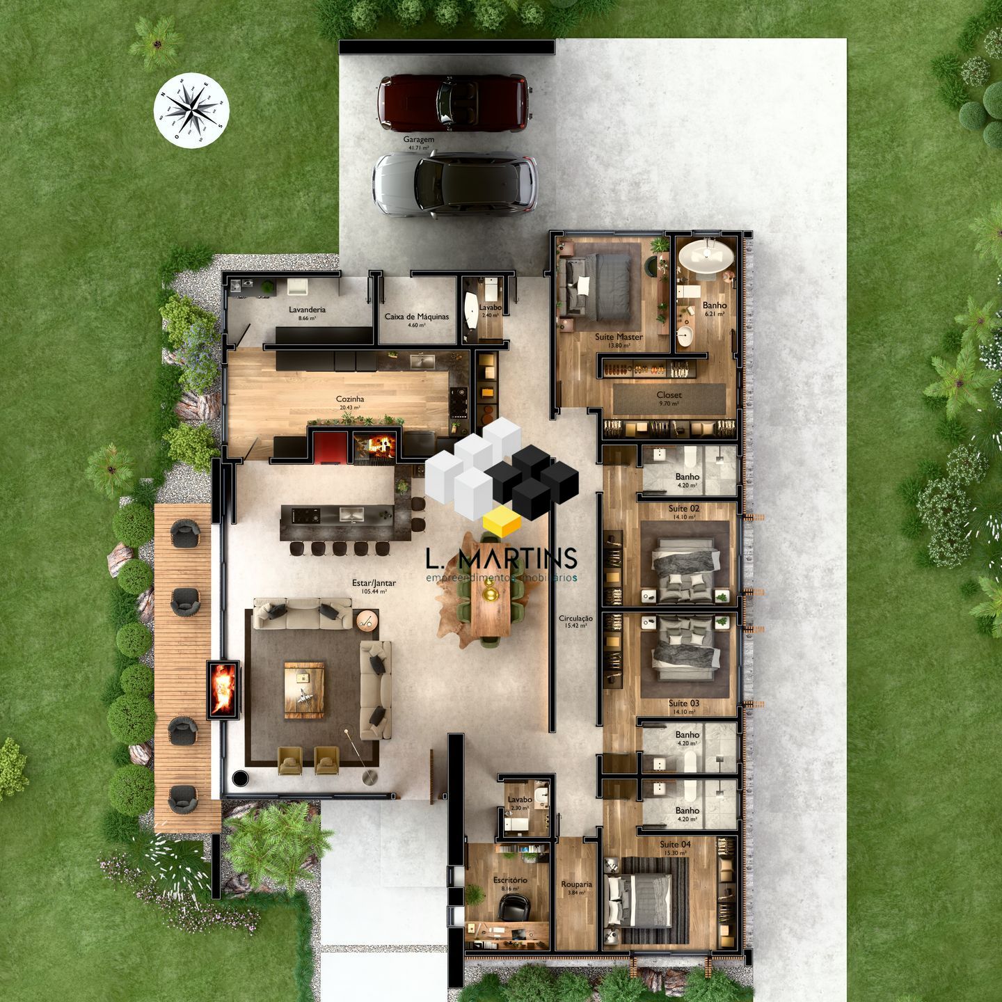 Casa de Condomínio, 4 quartos - Foto 28