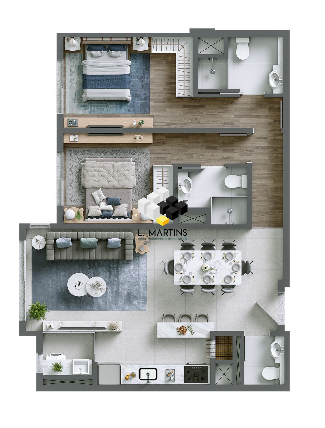 Apartamento, 2 quartos, 75 m² - Foto 22