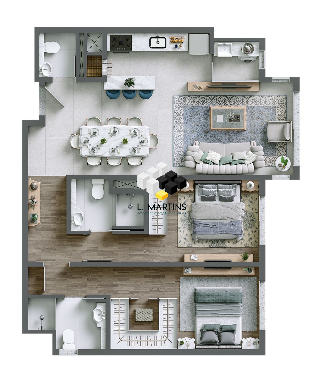 Apartamento, 2 quartos, 75 m² - Foto 24
