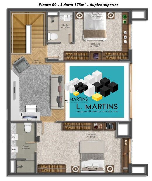 Apartamento à venda com 3 quartos, 173m² - Foto 31