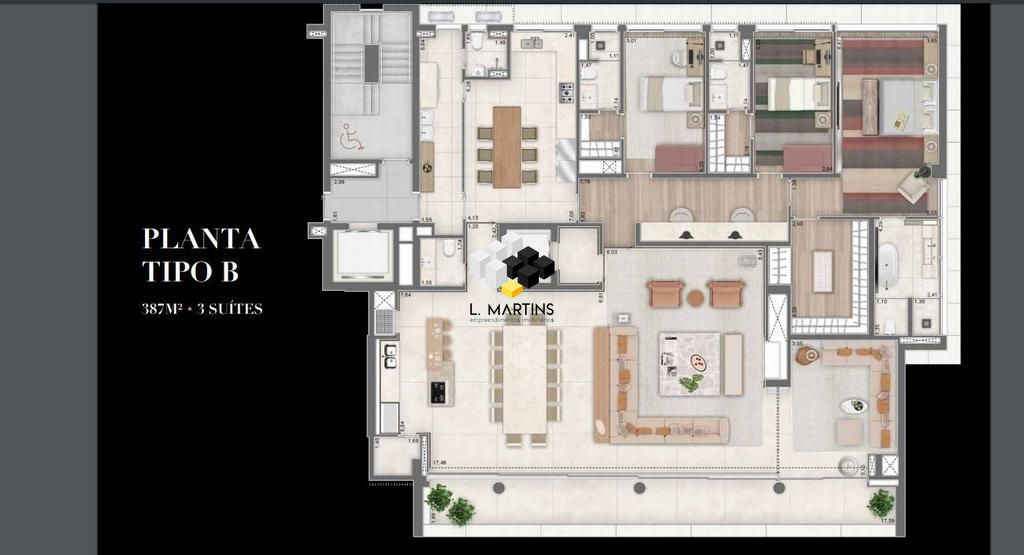 Apartamento à venda com 3 quartos, 387m² - Foto 32