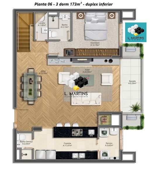 Apartamento à venda com 3 quartos, 173m² - Foto 27