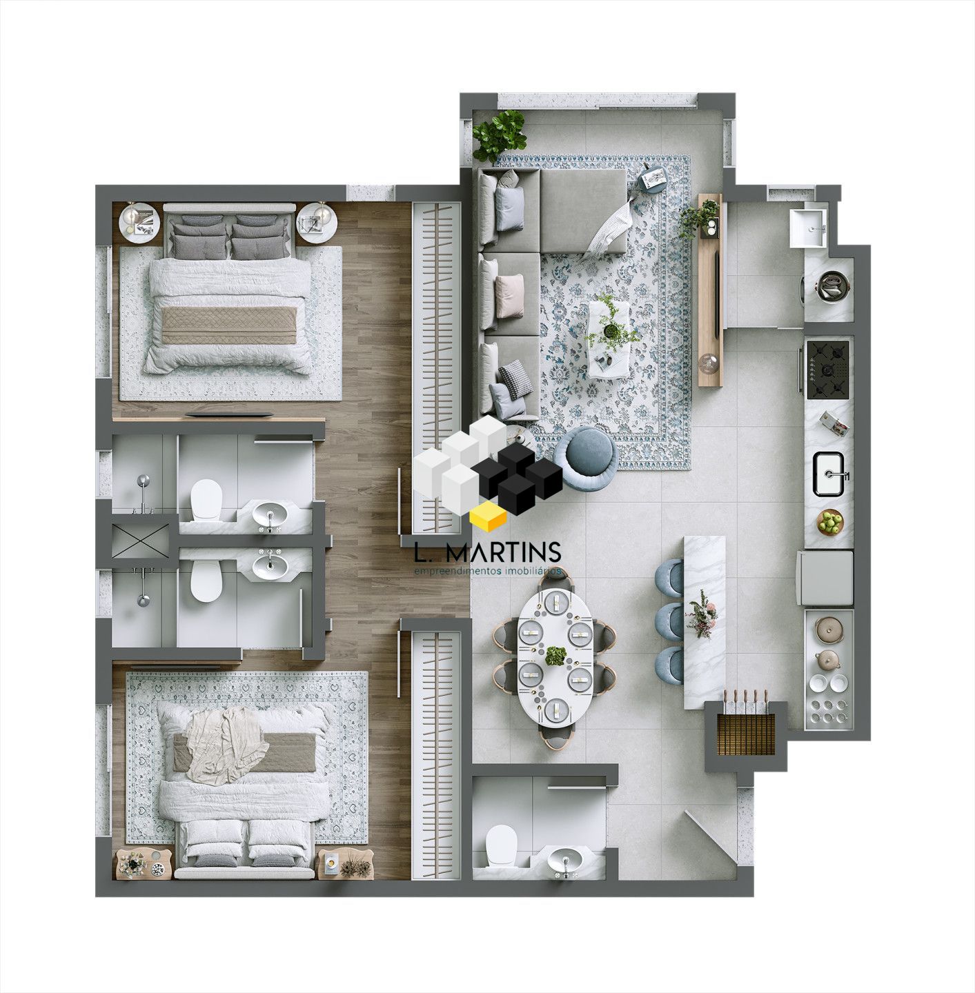 Apartamento, 2 quartos, 75 m² - Foto 29