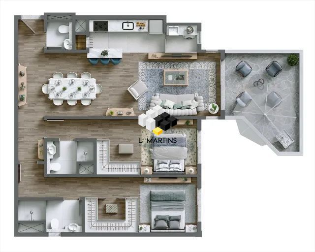 Apartamento, 2 quartos, 75 m² - Foto 40