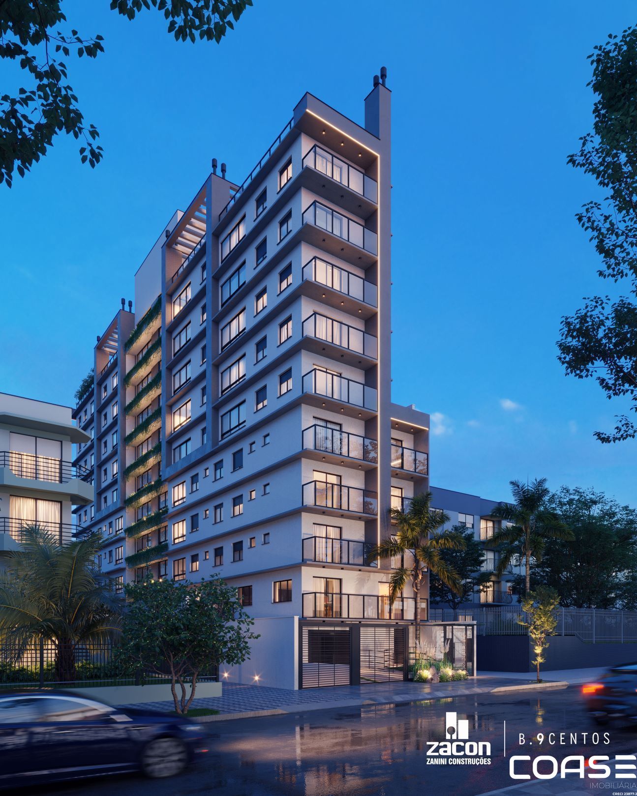 Apartamento dois dormitórios a venda no centro de Santa Maria ed B9centos