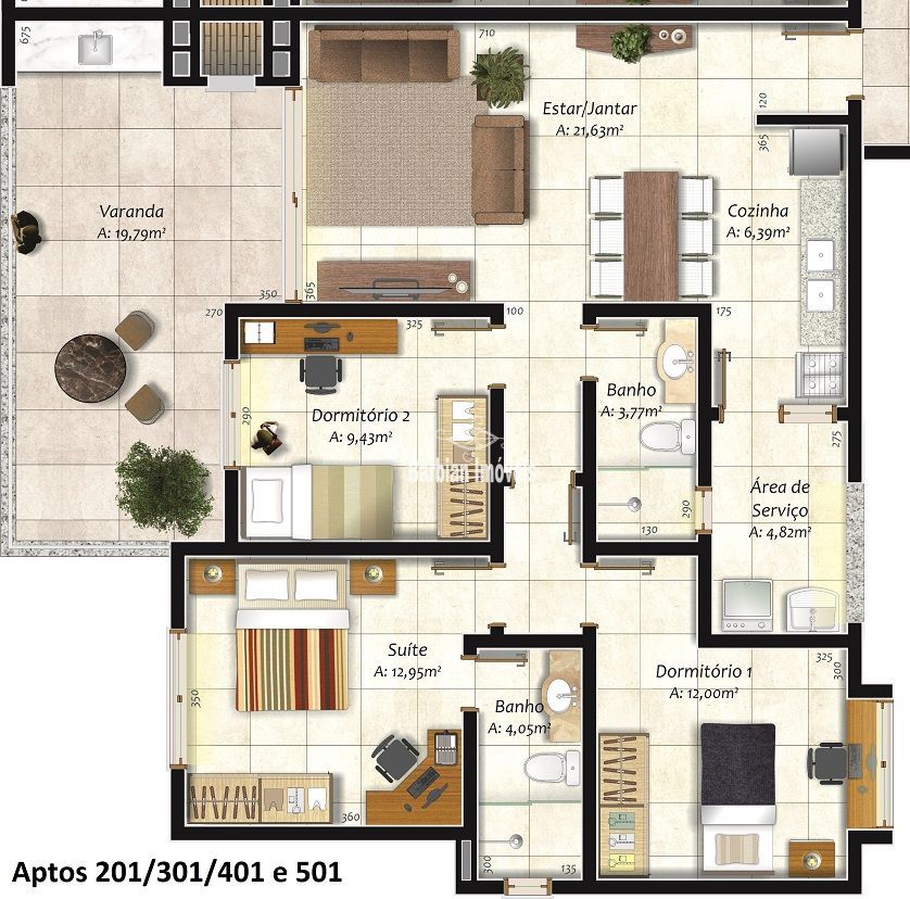 Apartamento à venda com 3 quartos, 231m² - Foto 16