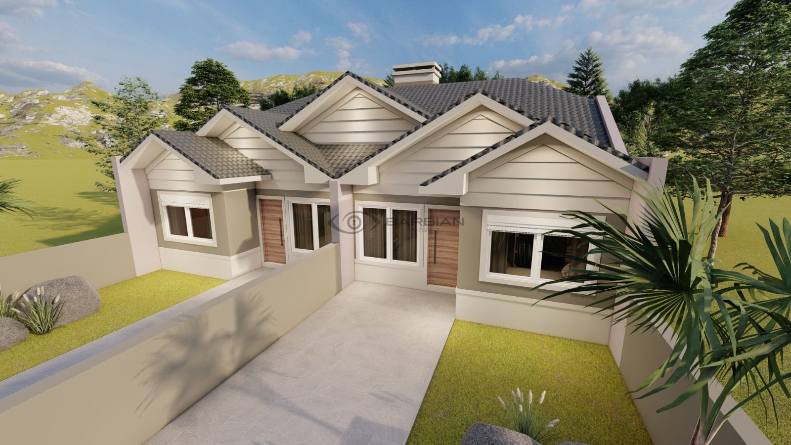 Casa com 2 Dormitórios à venda, 73 m² por R$ 395.000,00 Casa com 2 Dormitórios à venda, 73 m² por R$ 395.000,00