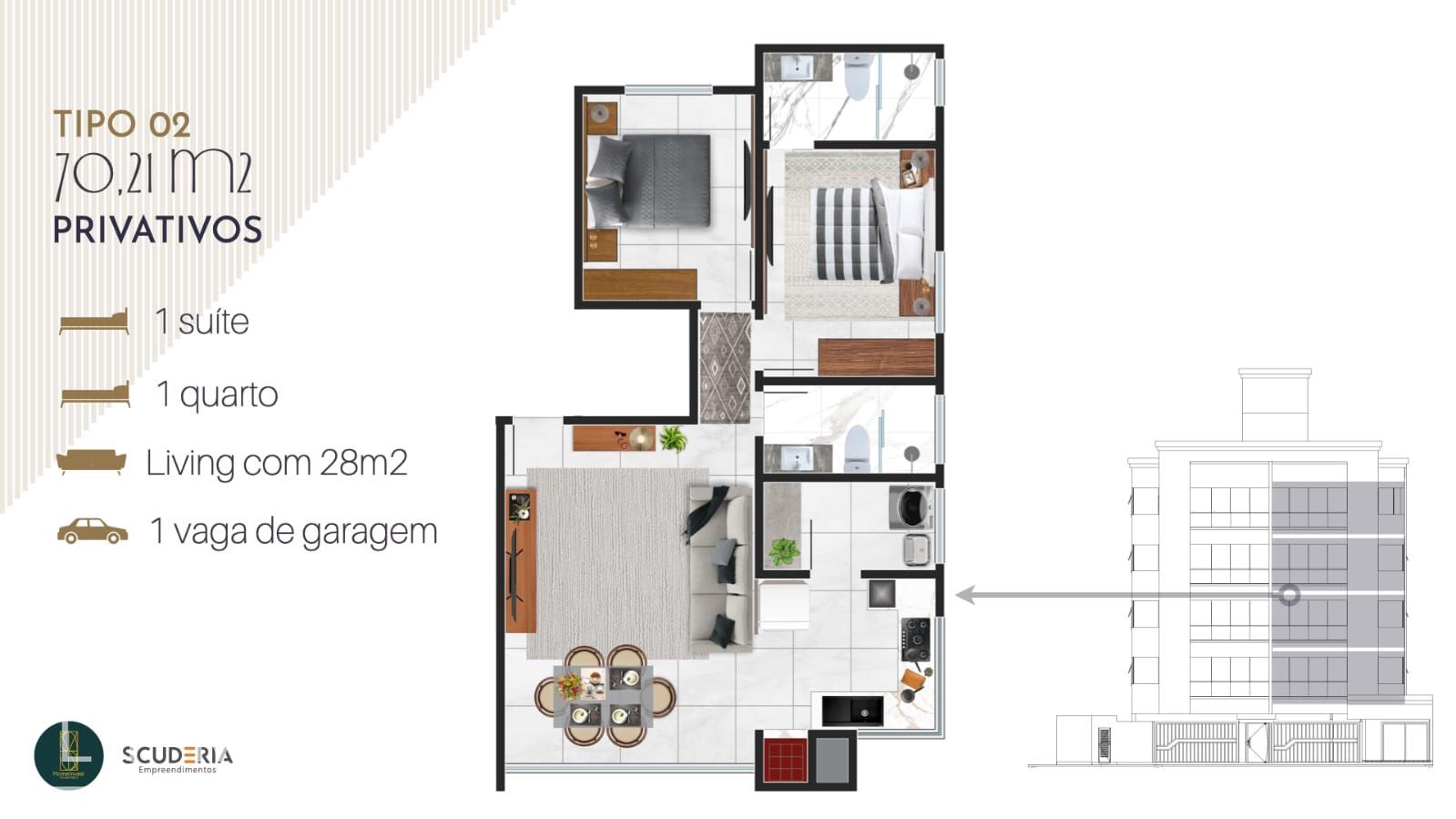 Apartamento à venda com 2 quartos, 70m² - Foto 27