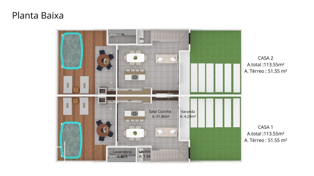 Sobrado com 3 Dormitórios à venda, 113 m² por R$ 900.000,00 Sobrado com 3 Dormitórios à venda, 113 m² por R$ 900.000,00