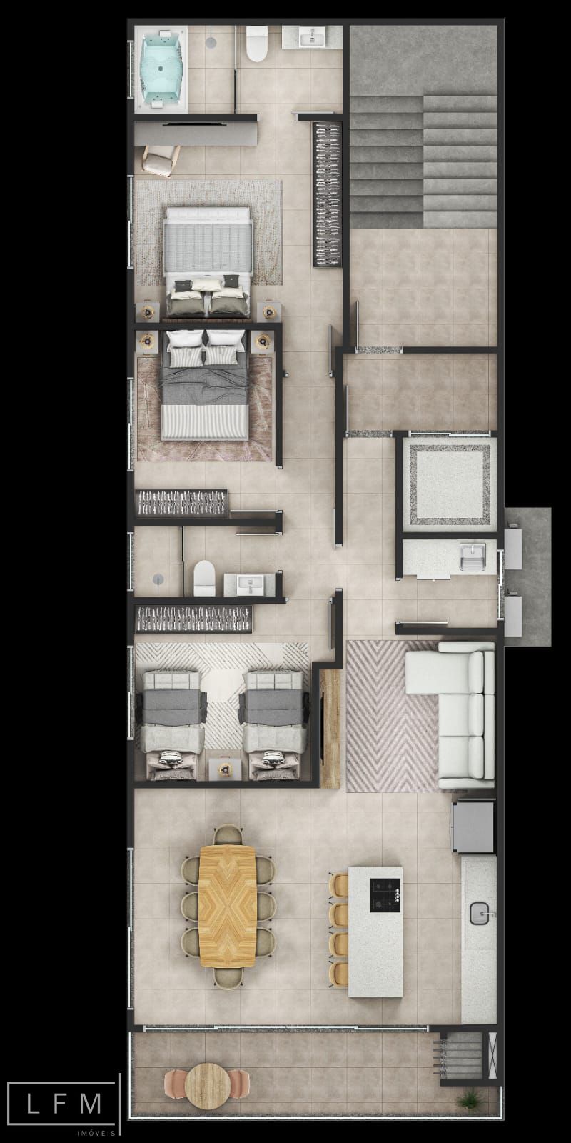 Apartamento, 3 quartos, 120 m² - Foto 6